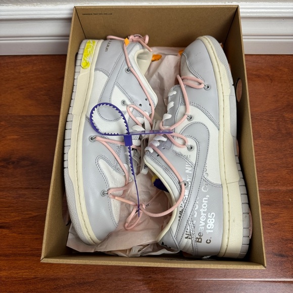 Nike Dunk Low Off-White Lot 24 Size 11 - Picture 14 of 14